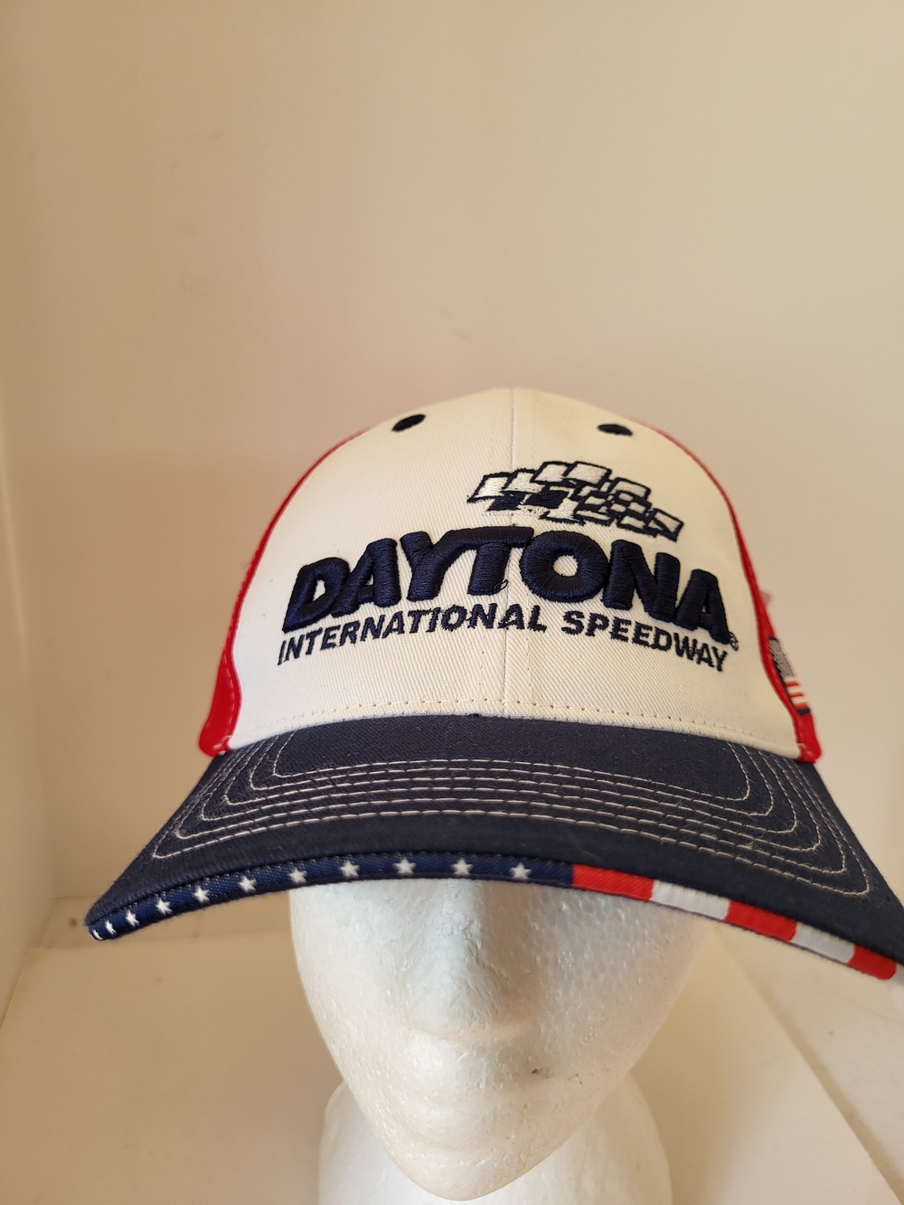 NASCAR Daytona International Speedway Patriotic Snapback Hat NWT